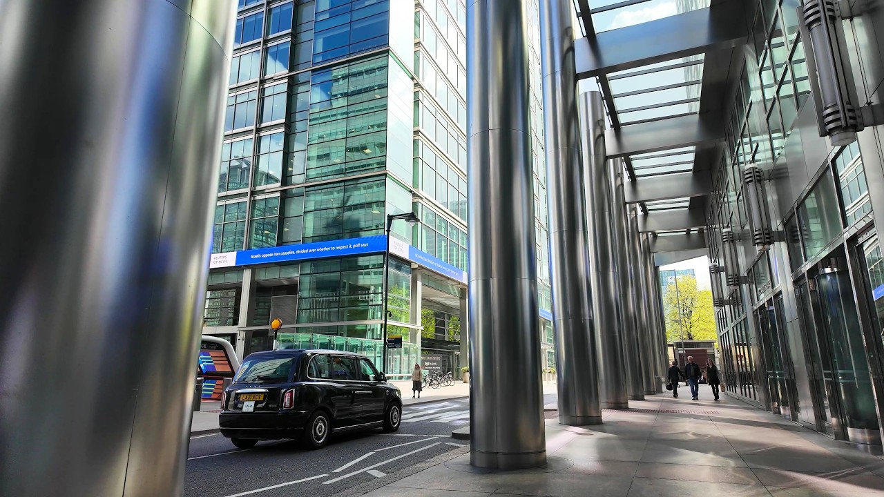 [4K]Eden Dock | Cabot Square | Canary Wharf | London Walk