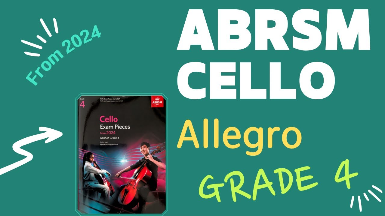 Allegro - Antonio Vivaldi l ABRSM Cello Grade 4 Exam piece A3, from 2024