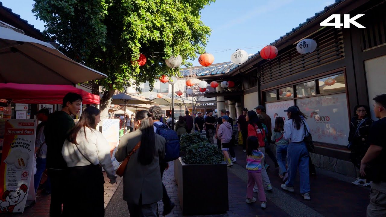 🇺🇸 Little Tokyo Walking Tour · 4K HDR