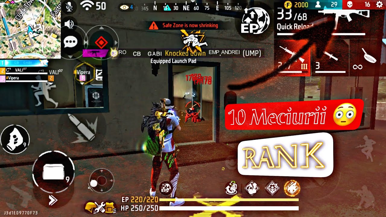 10 Meciuri , Rank mod