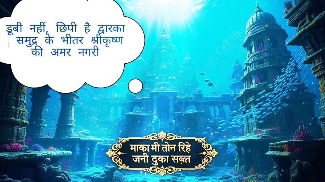 डूबी नहीं, छिपी है द्वारका | समुद्र के भीतर श्रीकृष्ण की अमर नगरी