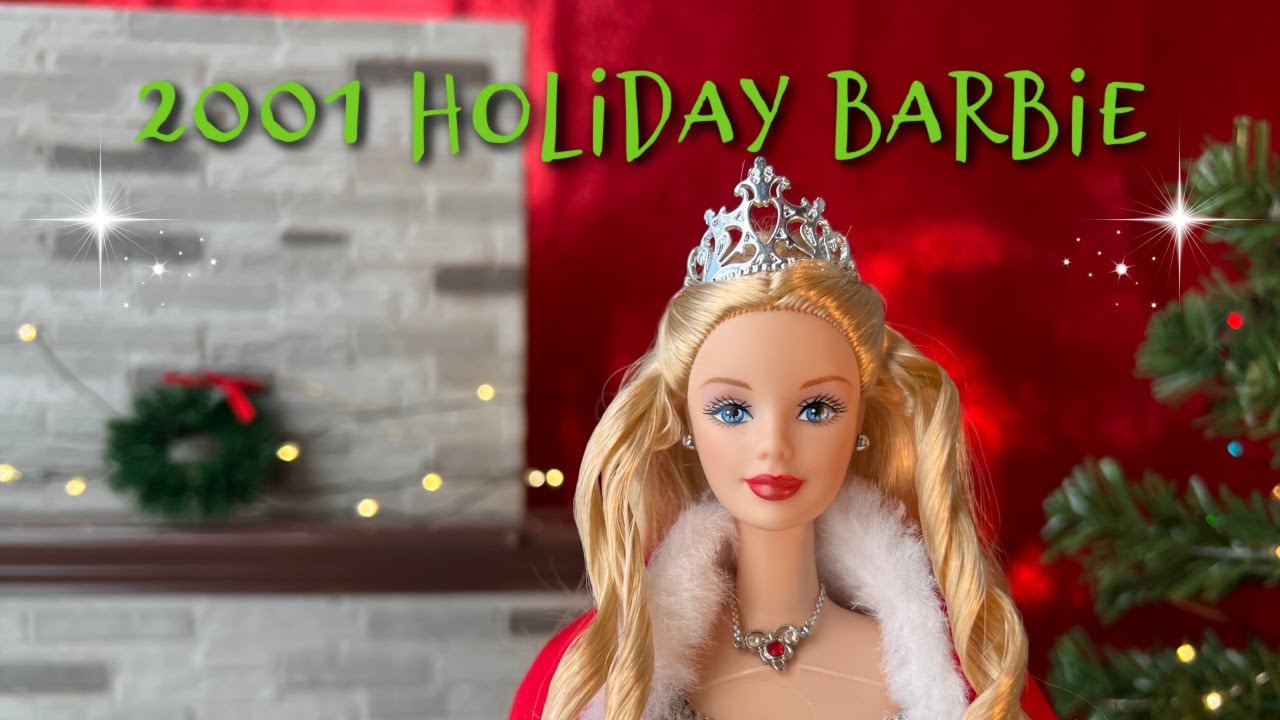 2001 Holiday Celebration Barbie - Happy Dollidays Countdown to Christmas!