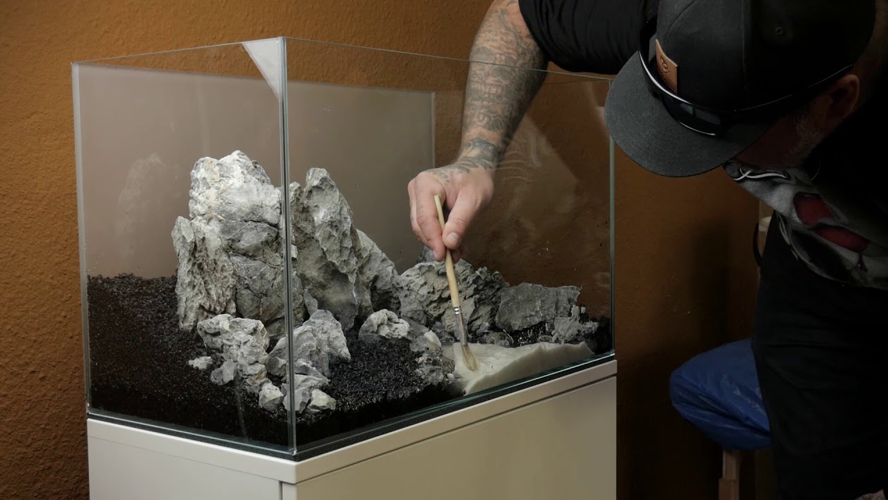 Aquascaping se substrátem Volcano Black
