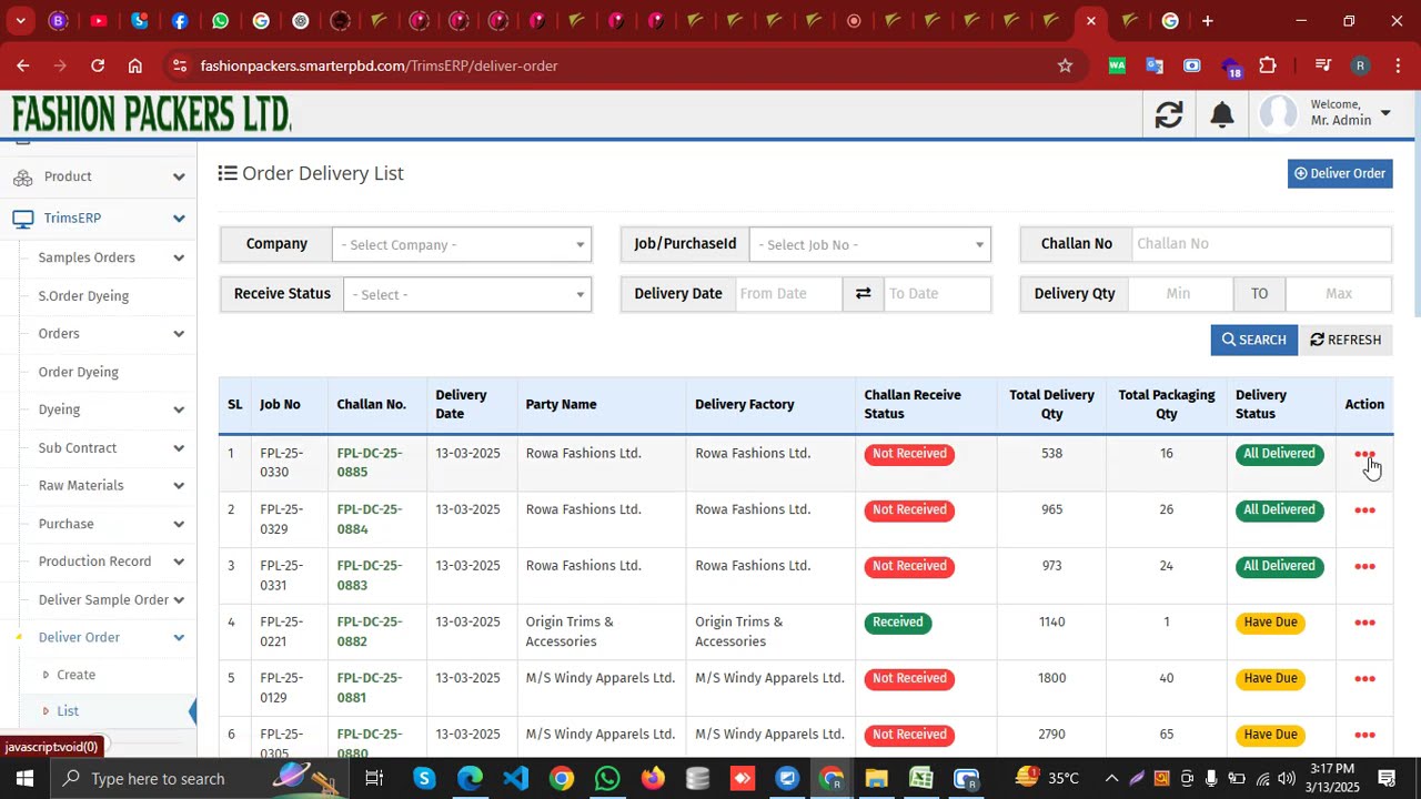 Garments Accessories Manufacturer Companies ERP - Smart Software Ltd