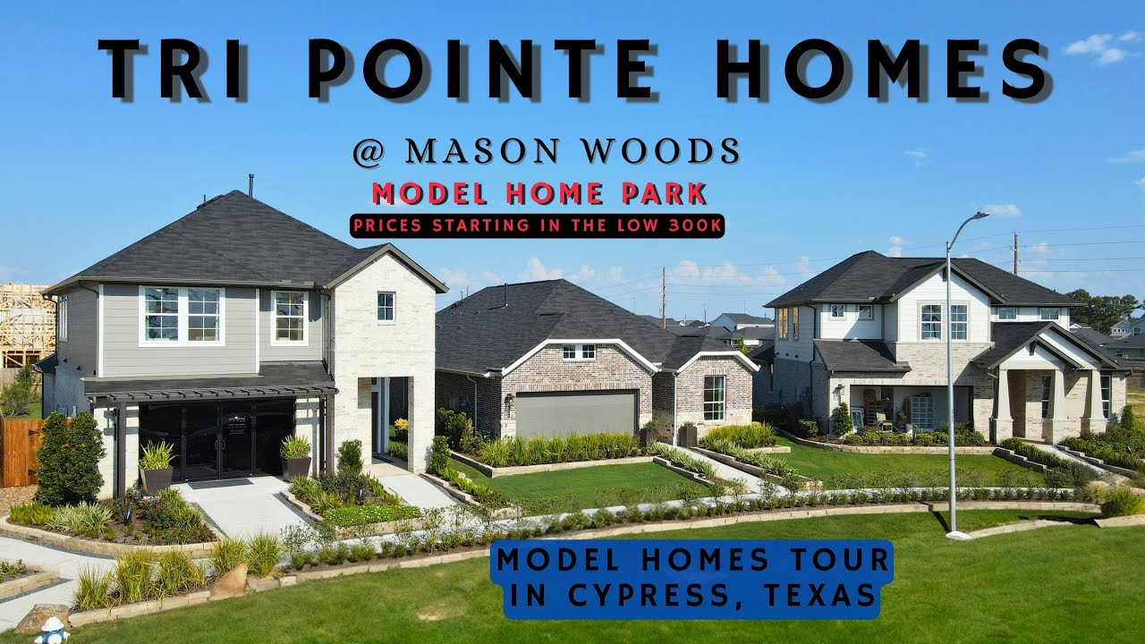 New homes in the 300k range! Tri Pointe Homes - Mason Woods in Cypress, Texas | Model Home Tour