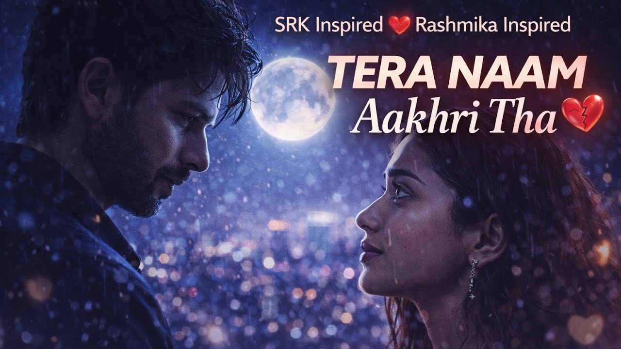 Tera Naam Aakhri Tha 💔 | SRK x Rashmika Inspired  | sad Love Song 2026 | Guru melody ai 
