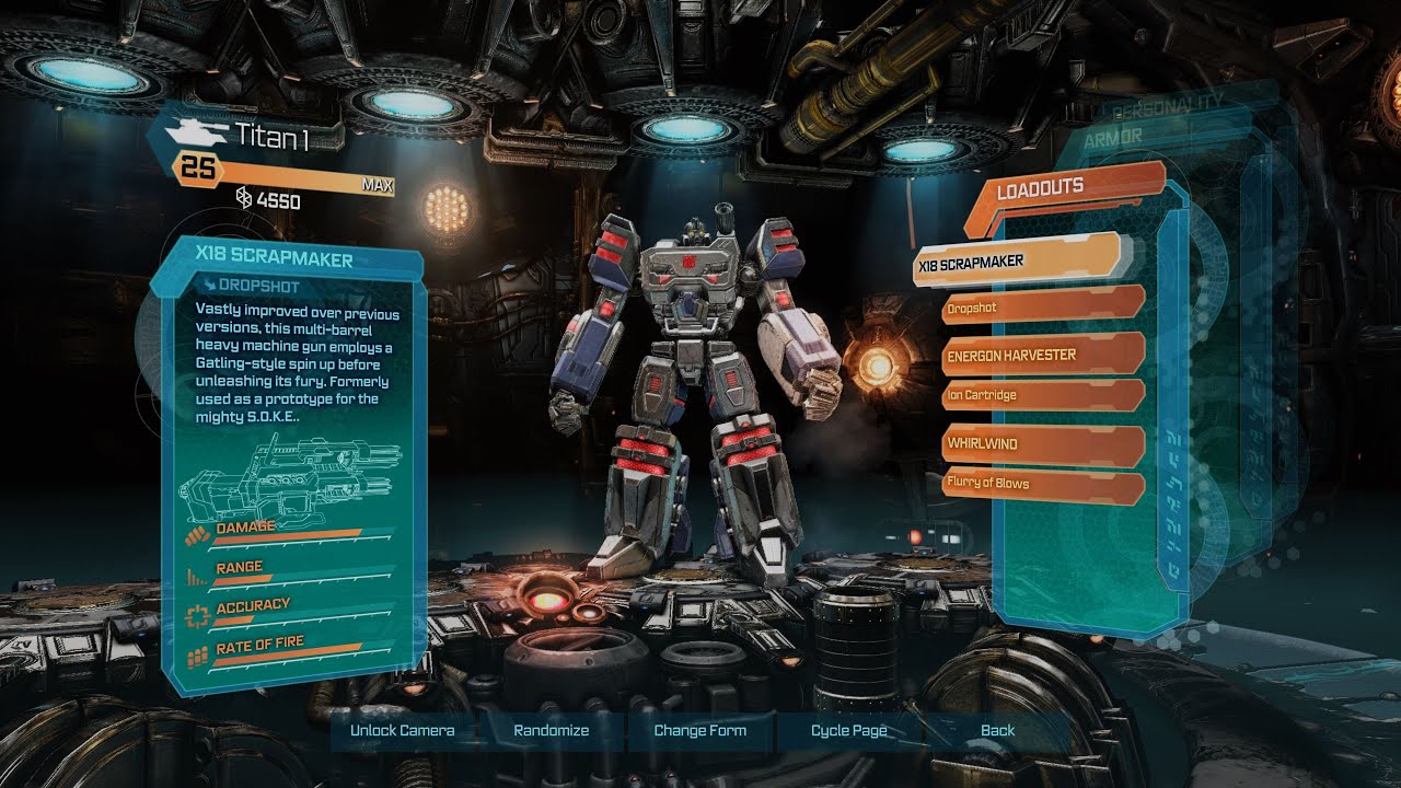Transformers Fall of Cybertron Multiplayer: Perceptor Gameplay