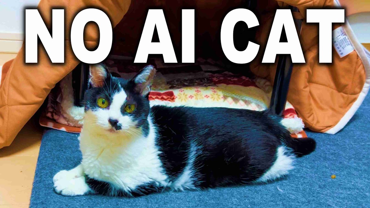 No AI CAT 🐈️ You don't have to have it all figured out today. 🐾 Soft Lofi Jazz for Study, Relax