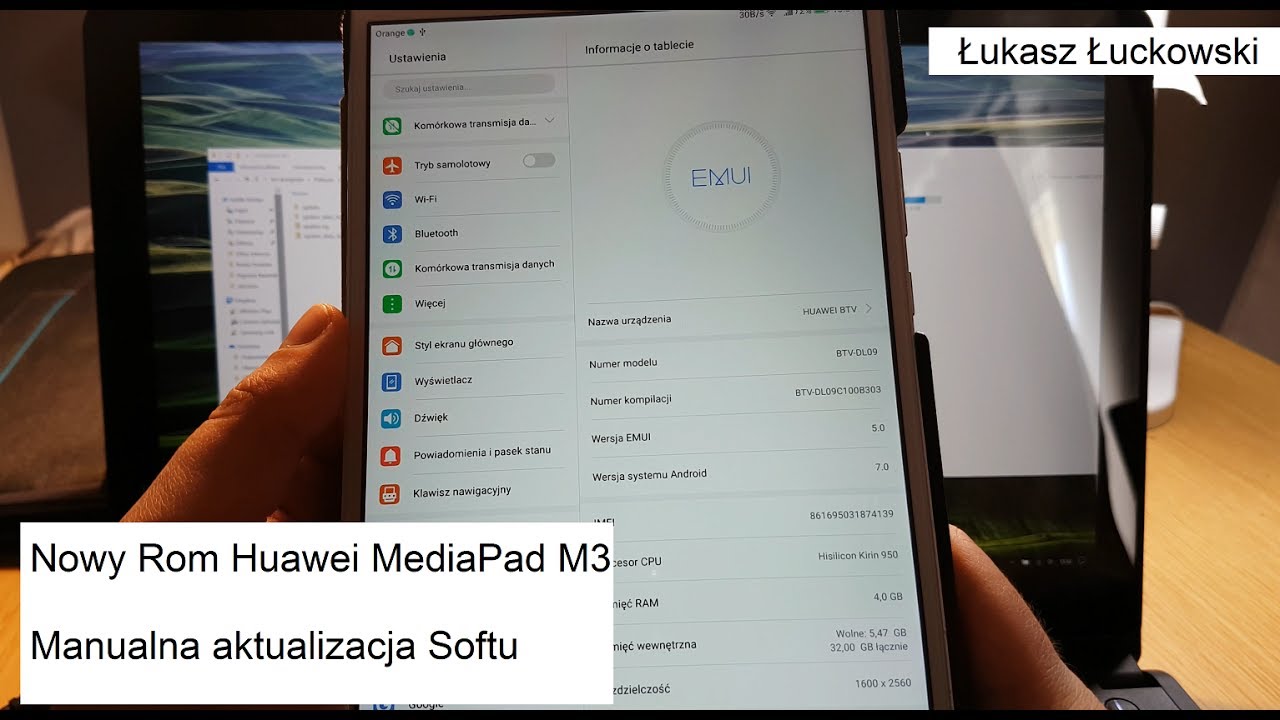 Huawei MediaPad M3 Nowy Rom Nugat B303, Aktualizacja softu za pomocą karty microSD | Poradnik