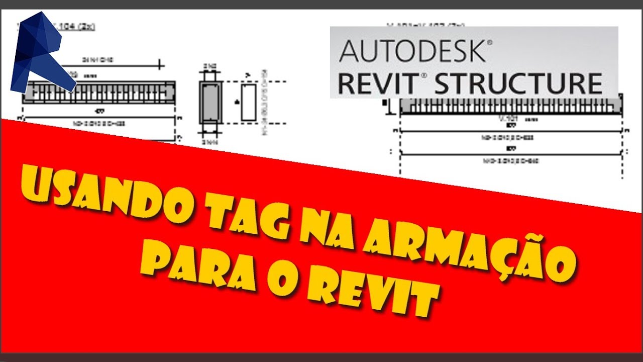 Como usar tag na armação no Revit