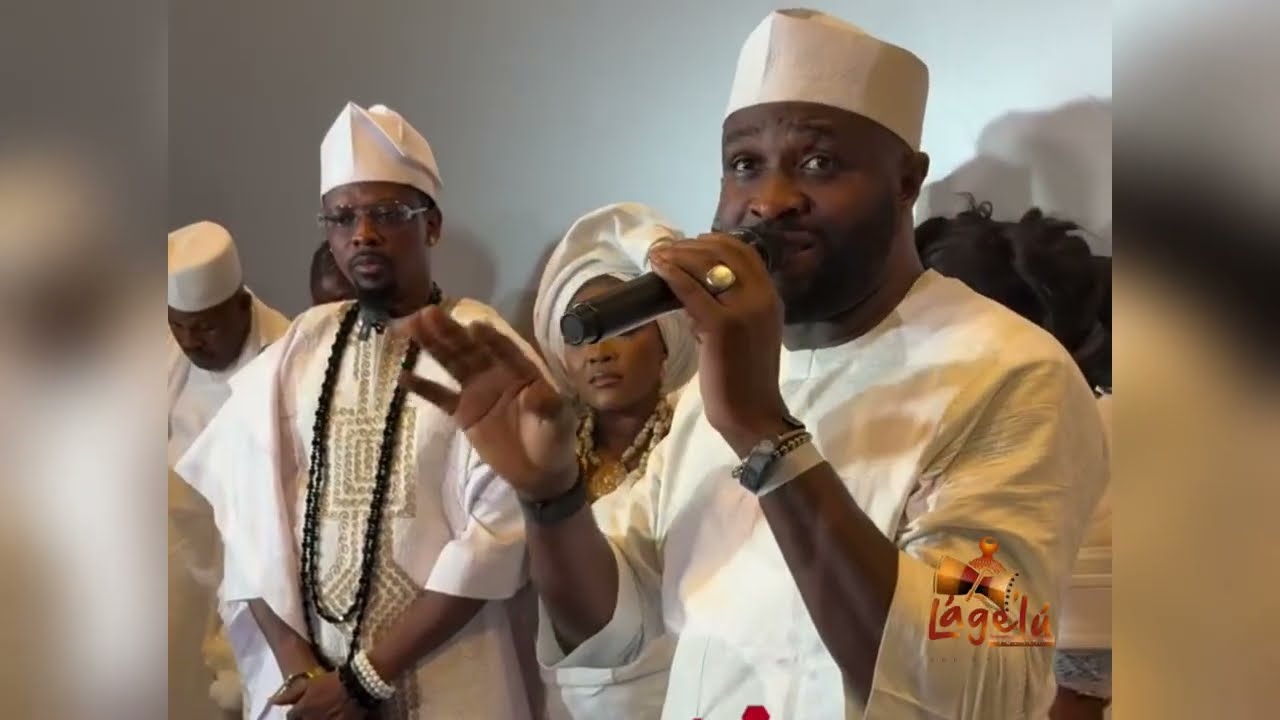 Femi Adebayo, Odunlade Adekola, Ibrahim Chatta and others turn up for Allwell Ademola's movie