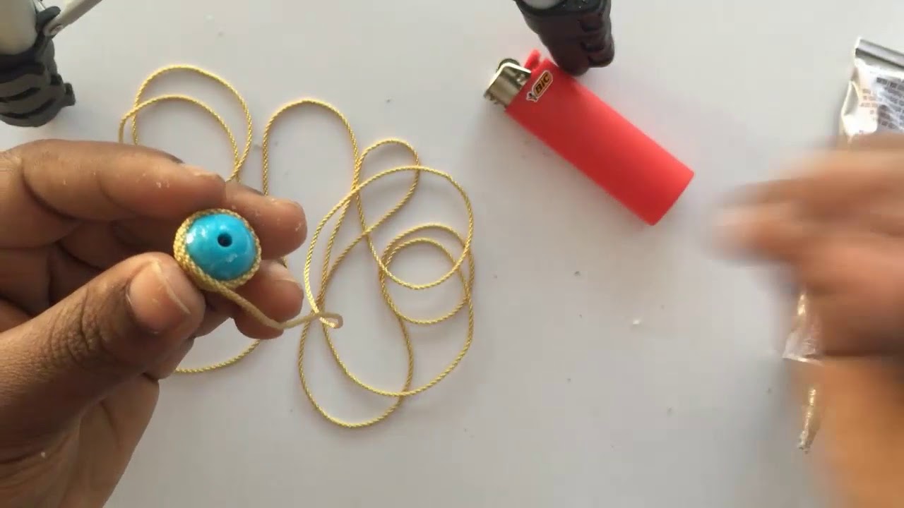 COMO FORRAR BOLAS CON HILO PARA ARETES LESBONBON