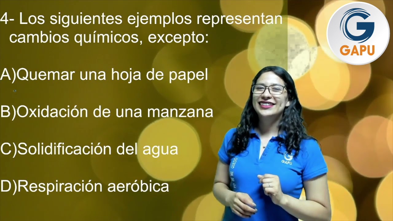Preguntas de química claves para tu examen COMIPEMS!