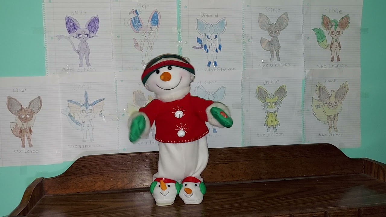 Coyne's and Company animated Singing and Bouncing Snowman (4 Variants)