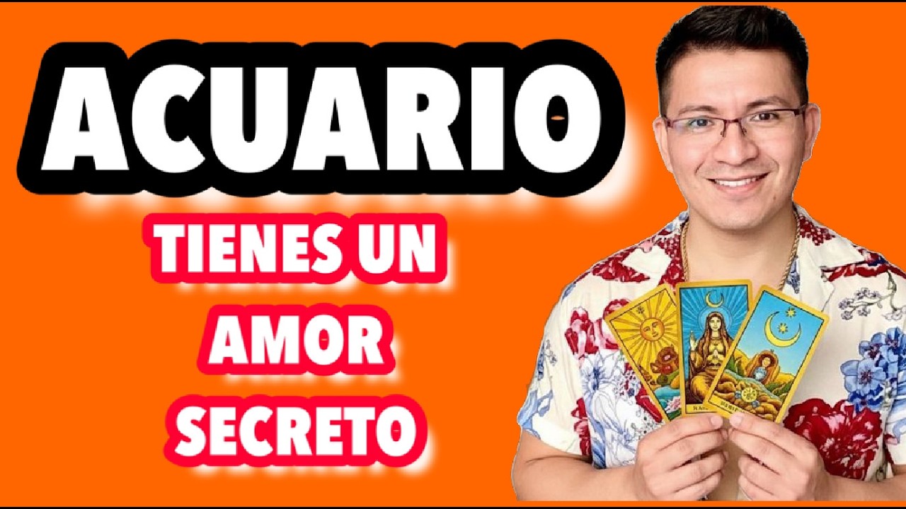 ACUARIO ♒️ SE FELIZ 😊 RECIBE ESE AMOR CON ENTUSIASMO