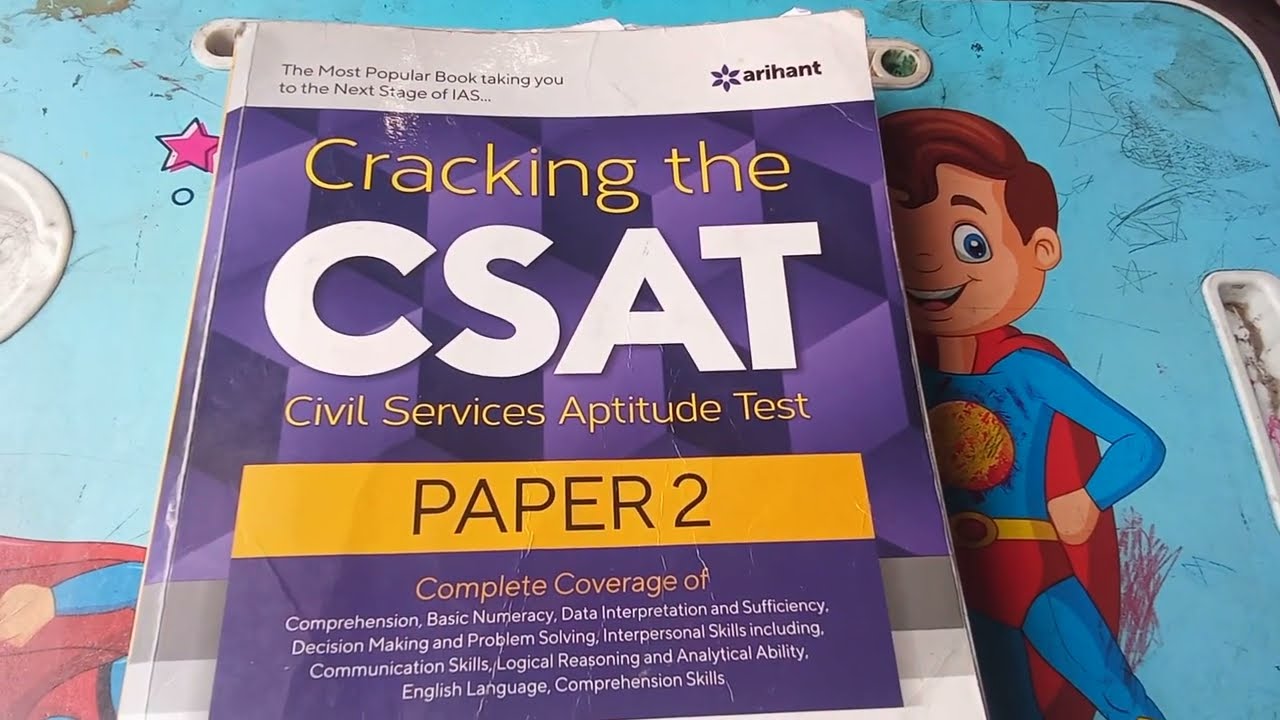 Arihant CSAT book review for UPSC AND STATE PCS|| BEST CSAT BOOK FOR UPSC REVIEW