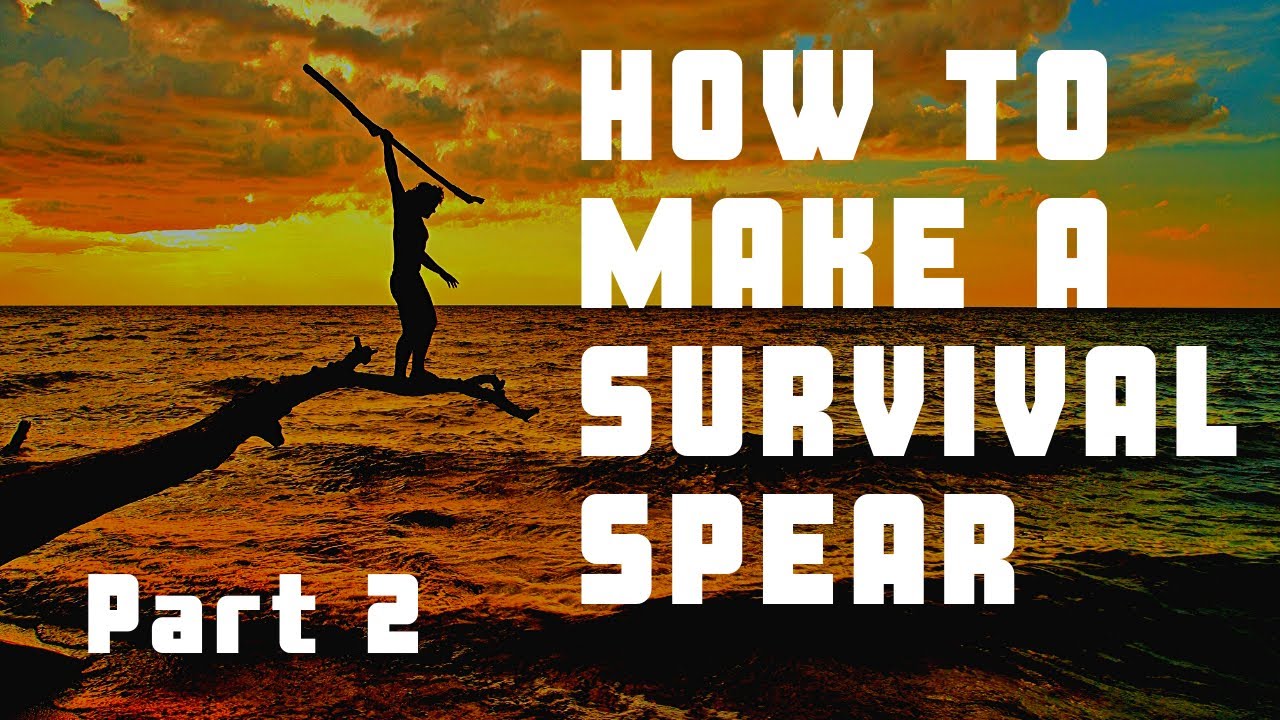 How To Make a Survival Spear With a Stone Point: Part 2