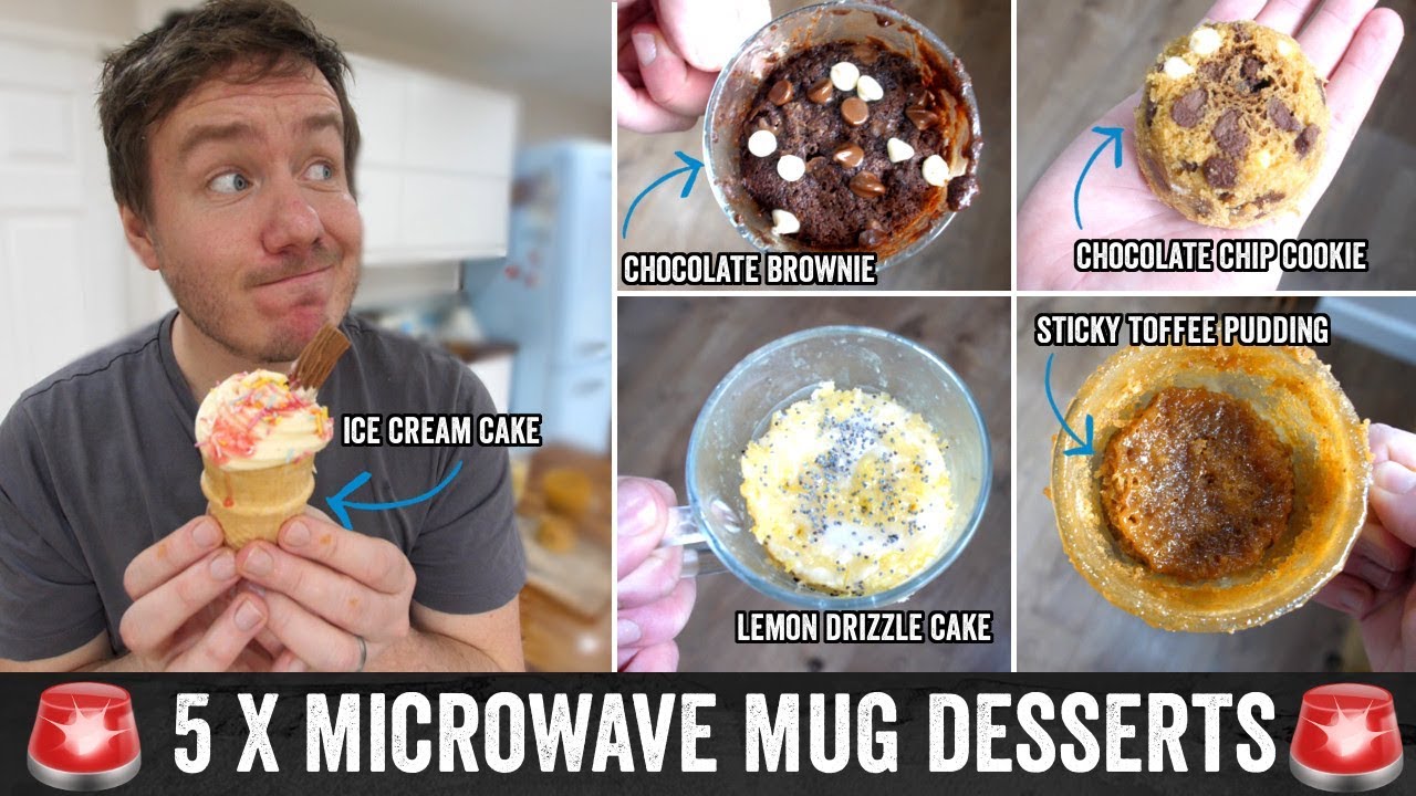 5 Emergency Microwave Mug Recipe Desserts!