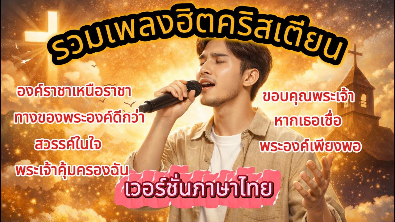 รวมเพลงคริสเตียนภาษาไทย | ฟังสบายๆ พร้อมเนื้อร้อง