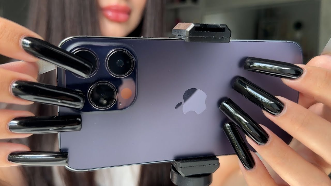 ASMR - iPhone camera tapping & scratching !