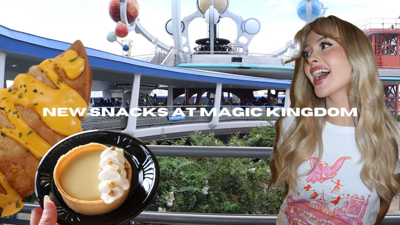 New Food at Magic Kingdom | Mac & Cheese Pie | Rainy Day Parade | Meeting Ariel