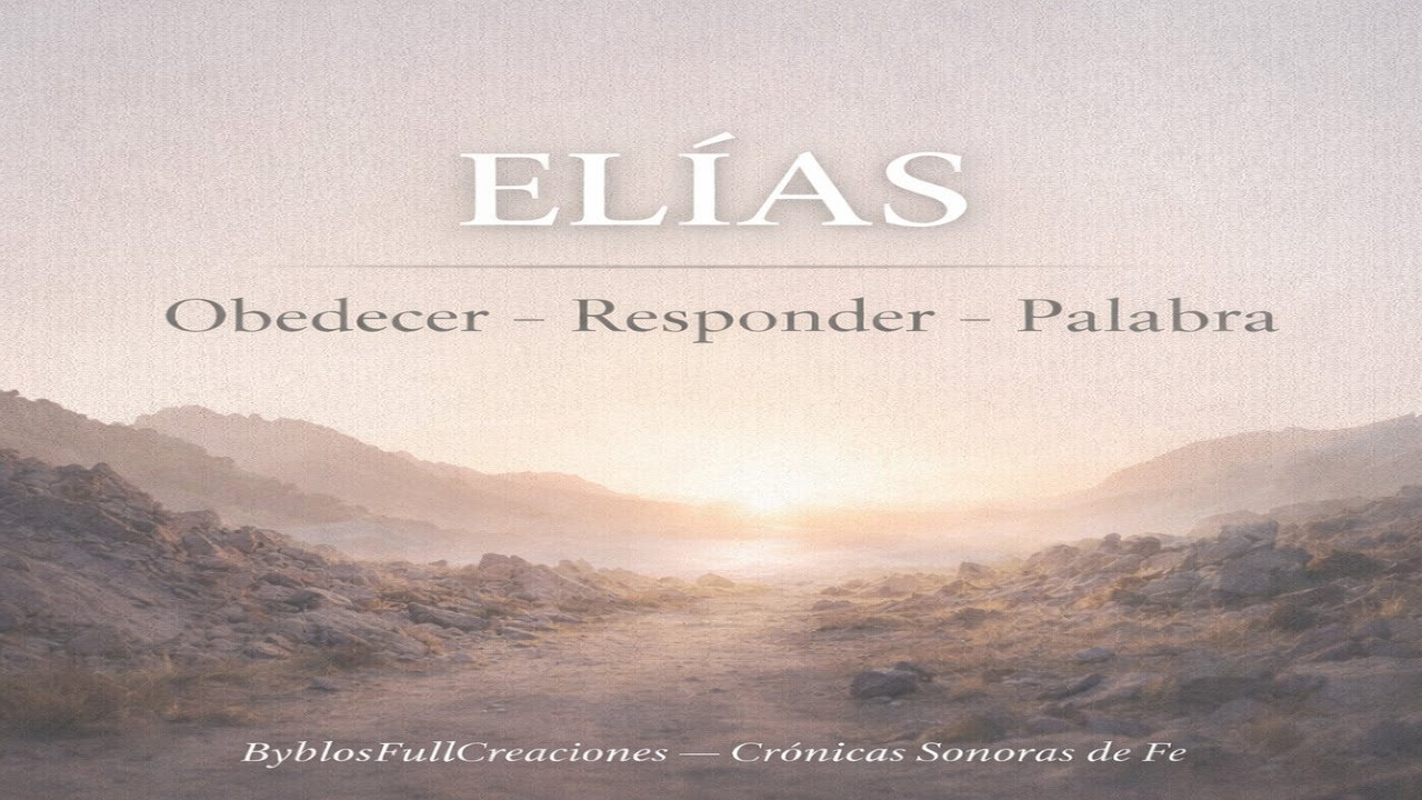 Capitulo  ll -  Elías | Obedecer – Responder – Palabra