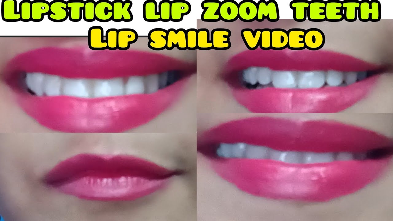 @Lipstick 👄lip Zoom teeth and lip zoom smile video।।#gagtalkchalle#most requestedchallengevideo।।
