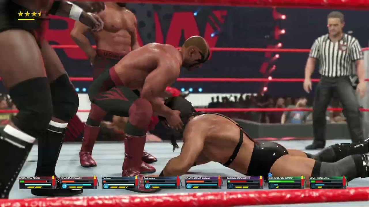 WWE2K23 8 MAN TAG TEAM MATCH #gaming #gameplay #games #fyp #fypシ