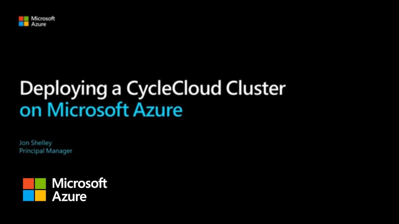 Развертывание кластера CycleCloud в Microsoft Azure