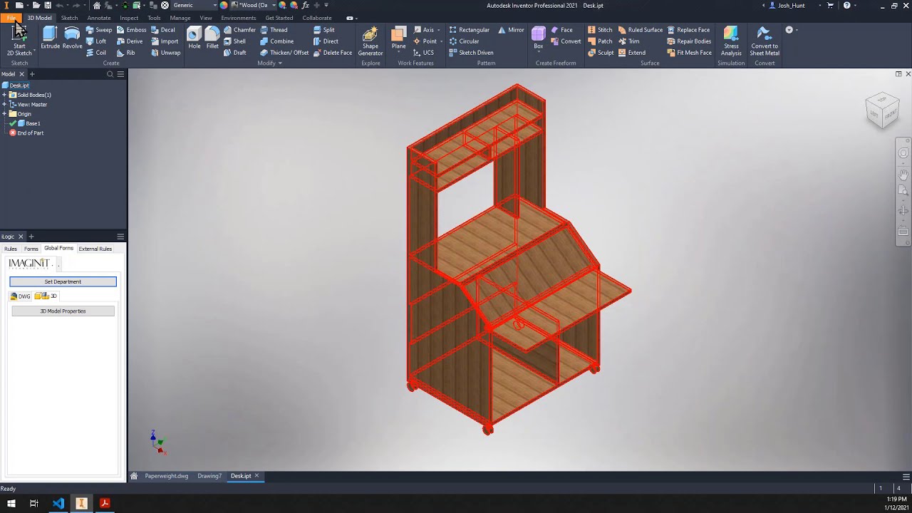 Global Forms and External Rules with iLogic