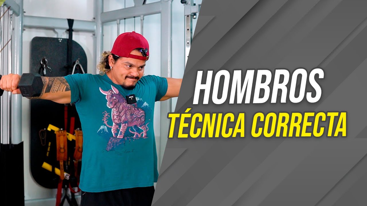 ¿VUELOS LATERALES CON EL CODO EXTENDIDO O FLEXIONADO? HOMBROS TÉCNICA CORRECTA | Frank Serapión.