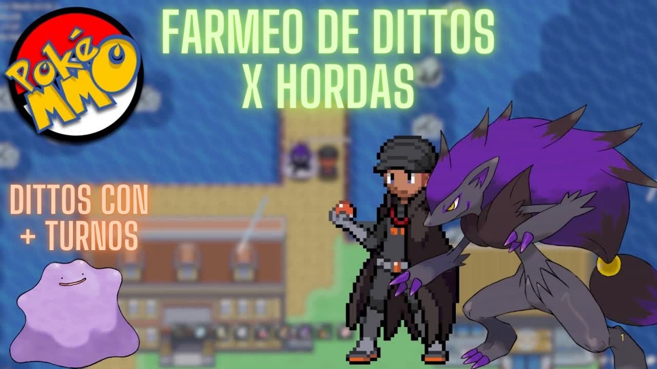 PokéMMO - Nuevo farmeo de Dittos x hordas con Ilusión Zoroark/Zorua !!!!