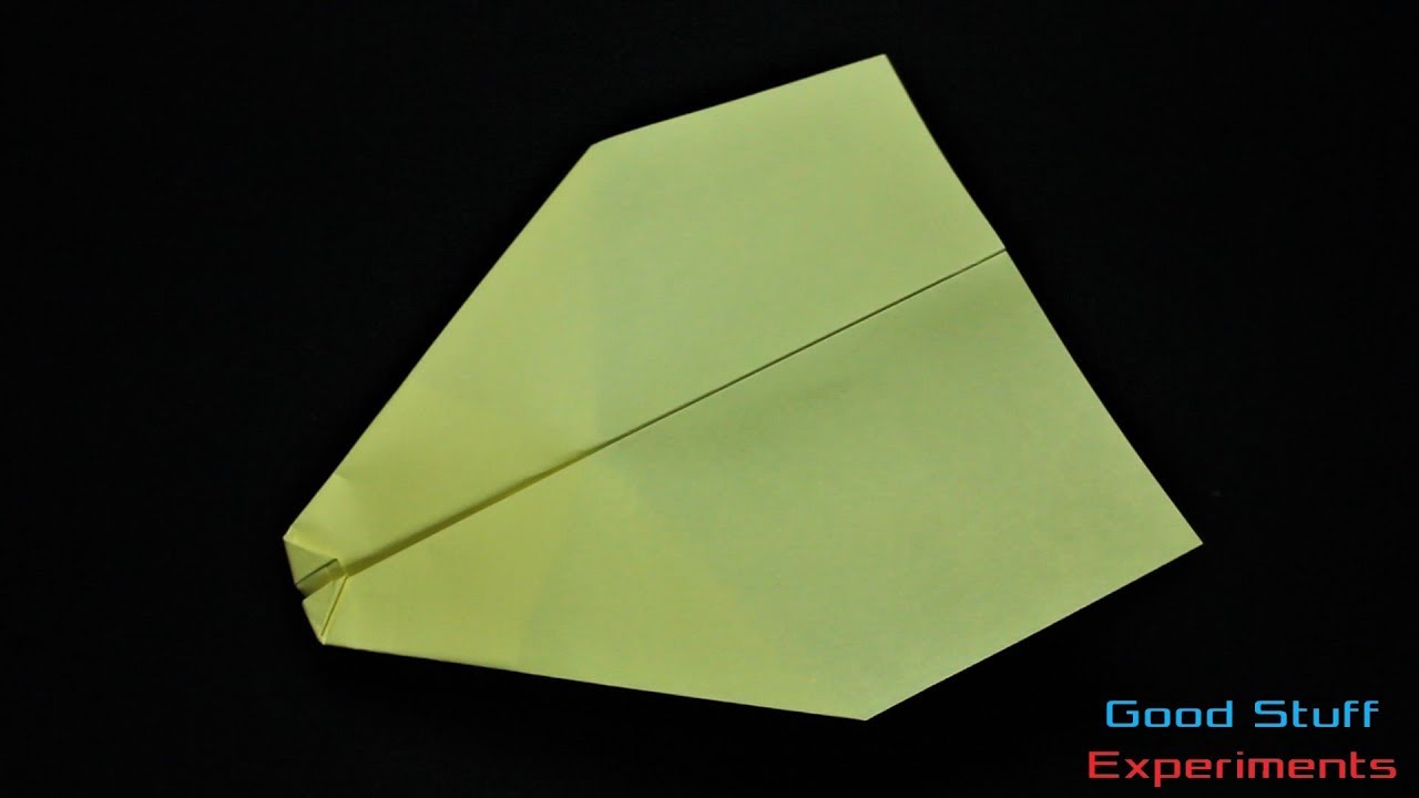 How to Make a Fast Paper Airplane