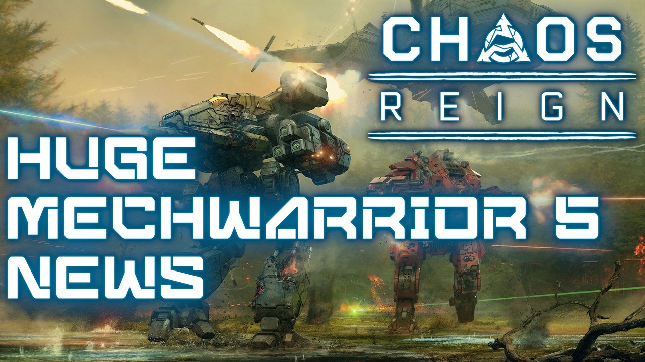 HUGE Mechwarrior 5 News: Chaos Reign DLC Announced!