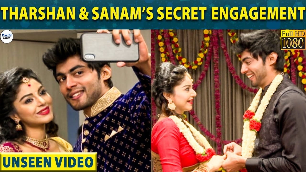 Tharshan and Sanam Shetty's Unseen Engagement Video | Bigg Boss 3 | Vijay Tv | LittleTalks