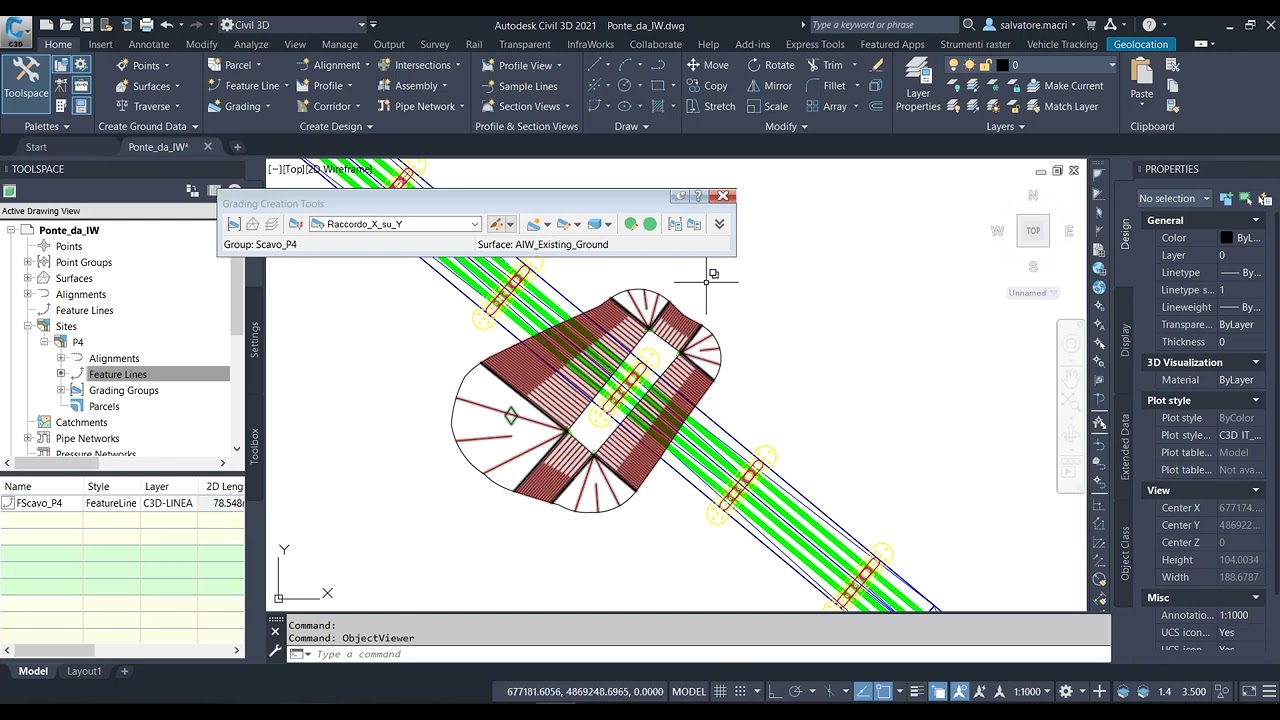 La modellazione degli scavi su Autodesk Civil 3D