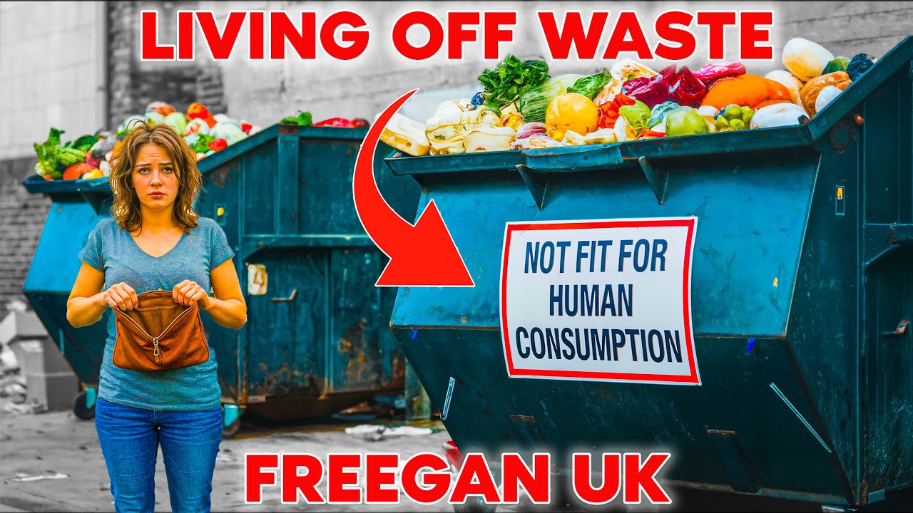 DUMPSTER DIVING FREEGAN LIVES OFF FOOD WASTE