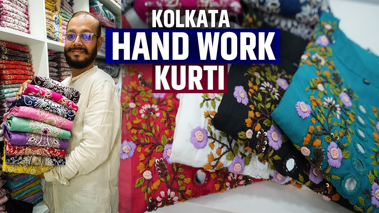 Manufacturer of Kolkata Hand Work Kurti, Gowns and Indo-Western in Barabazar, Kolkata