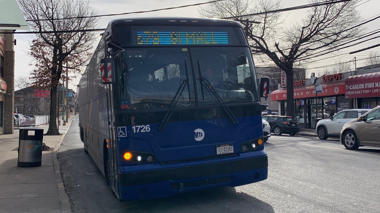 Staten Island Mall Bound 2025 Prevost X3-45 1726 S79 SBS From Eltingville Blvd To Staten Island Mall