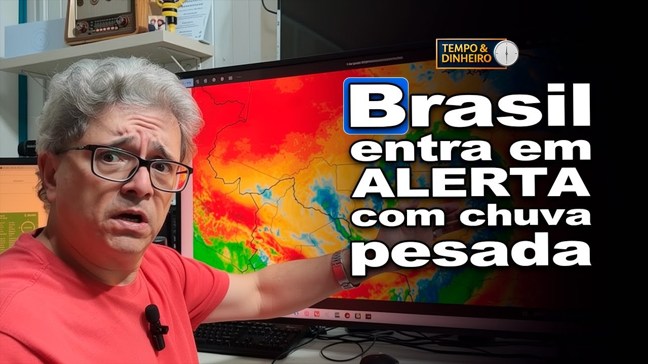 Chuva vai EXPLODIR no Brasil e o risco aumenta: veja onde a situação pode sair do controle