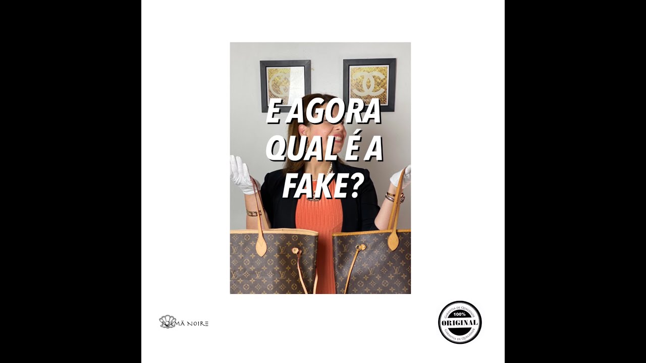 Fake VS Real LV Neverfull