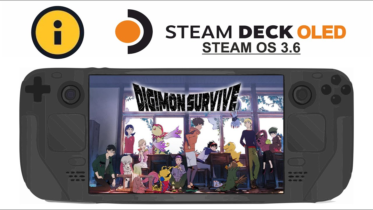 Digimon Survive on Steam Deck OLED with Steam OS 3.6