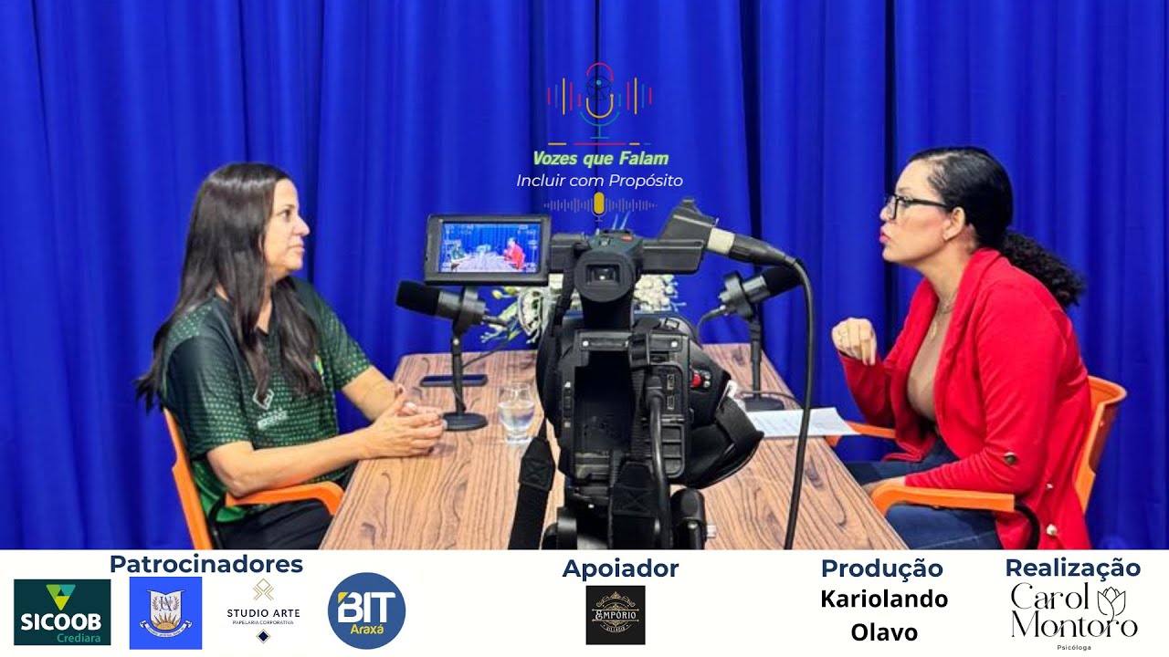 Podcast Vozes que Falam - incluir com propósito 3TEMP #1 - Projeto Social e Inclusão.