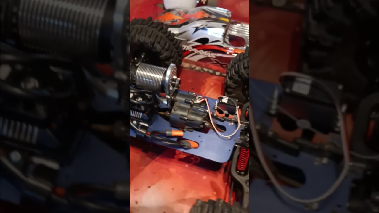 ready for the first real run traxxas tmaxx brushless conversion. 