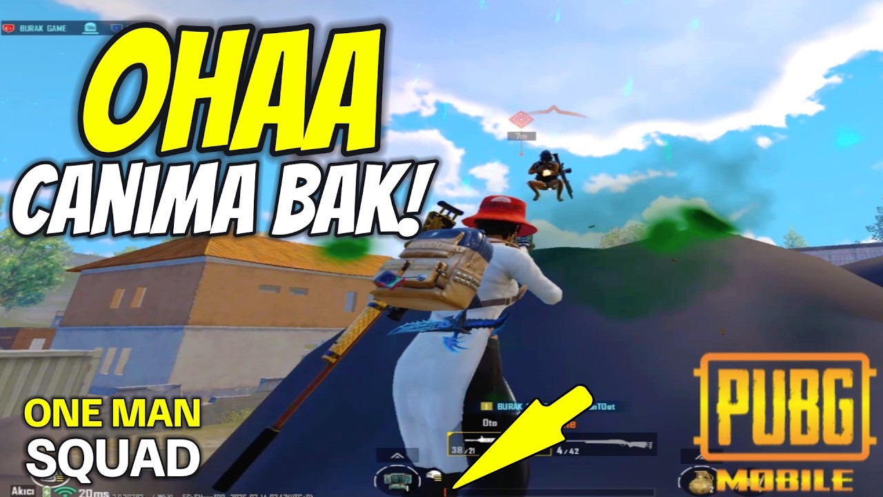 OHAA CANIMA BAK. ! BURAK GAME SOLO SQUAD PUBG MOBİLE
