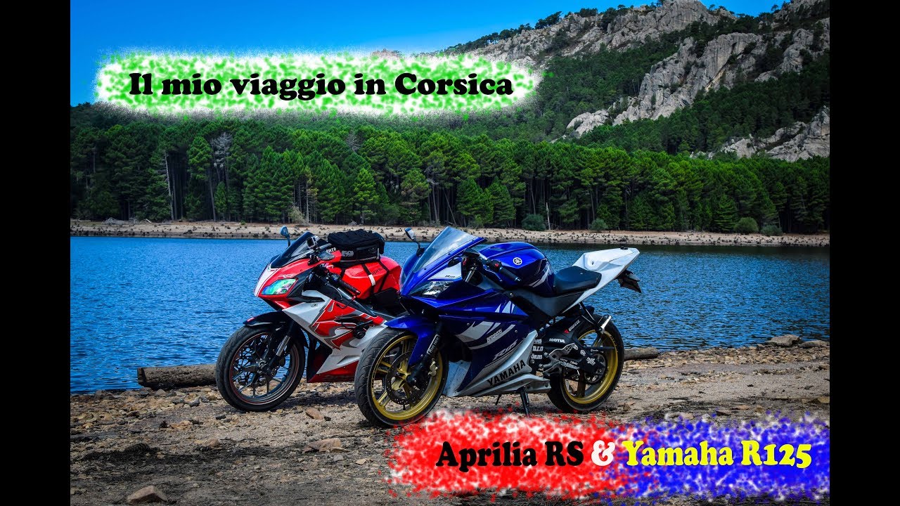 Viaggio in Corsica! Aprilia RS 125 e Yamaha R125 [SUB ENG]