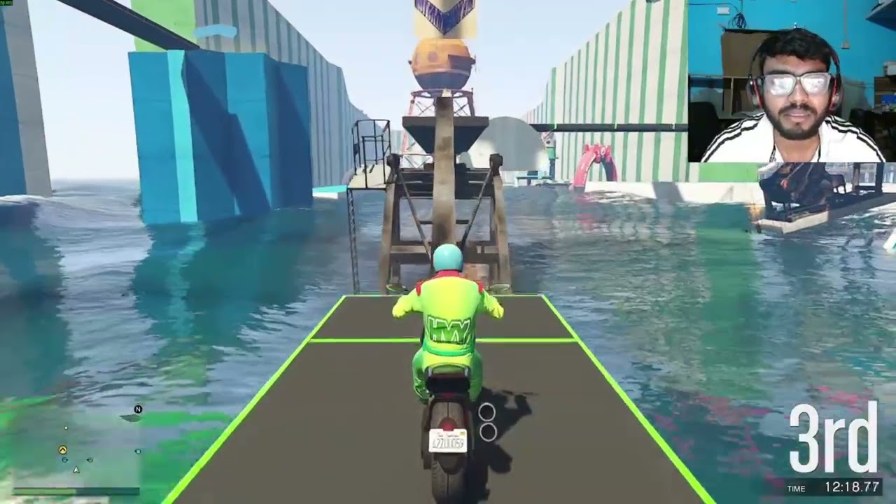 Bike Parkour Race Only 0.0398%  Bullet Rider  Can Win This Race in GTA 5!