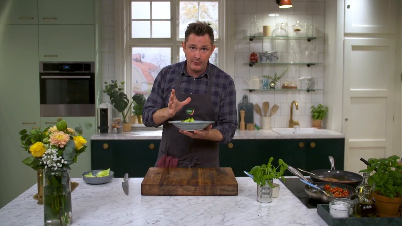 Kökets middag: Smörstekt torsk med krämig och rå broccoli - Köket