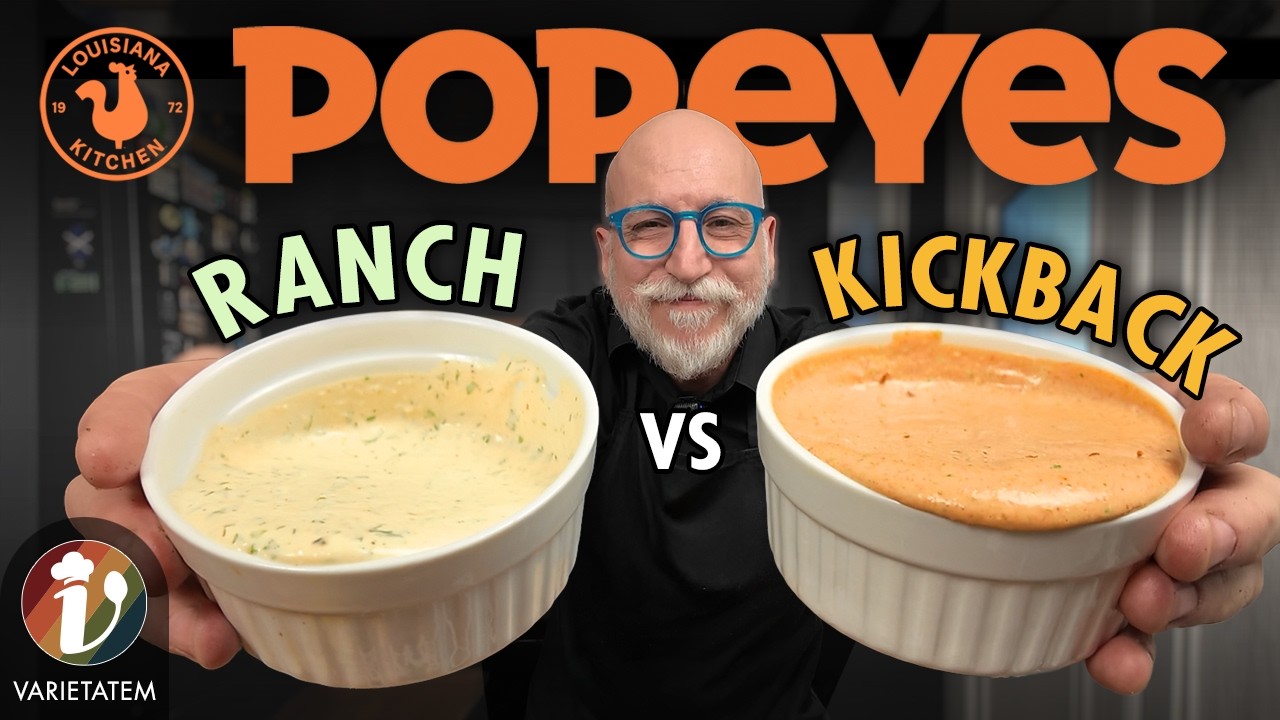 🥣🇺🇸 Molhos Ranch e Kickback do Popeyes em Casa — Vale?