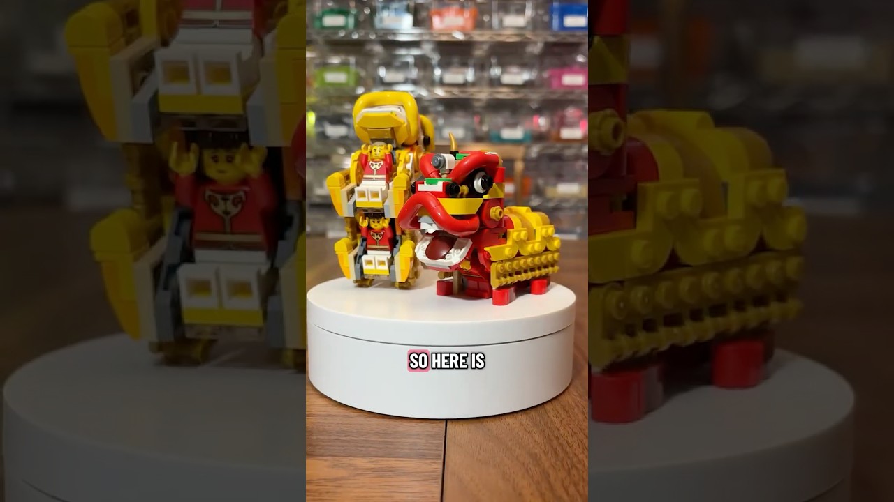 Building the NEW Lego Lion Dance GWP | CoupleOldBricks #lego #legoreview #legobuild #newlego